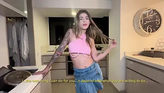 Anal Sex with the Cleaning Girl  Smith to Not Get Fired