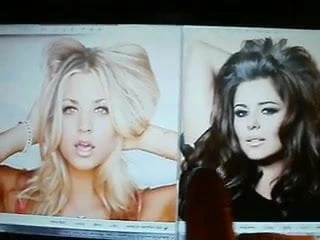 cheryl cole and kaley cuoco get massive load
