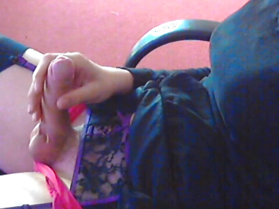 Sexy travestiet dit aftrekken