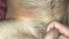 TS Latina Curved Cock 9 inch fucking guy until he nuts