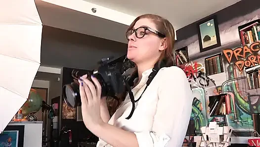 The eager MILF agency owner and the perfect boobs hot apprentice girl