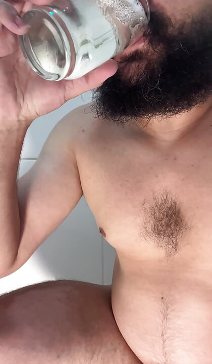 I was thirsty so I decided to cool off with my and my goo
