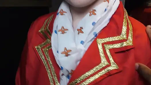 Schüchterne englische Stewardess erstmals bbc