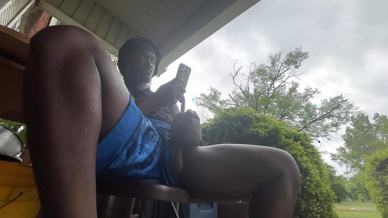 I Got Up Early In The Morning Just So I Can Have A Gooning Session On The Front Porch With Me Nutting