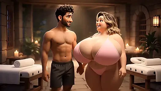 "Curvy Girl Flew For Holiday Sex - She Promised To Return" "Short Film