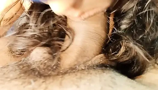 My young stepsister sucks my cock with such eagerness that it drives me crazy