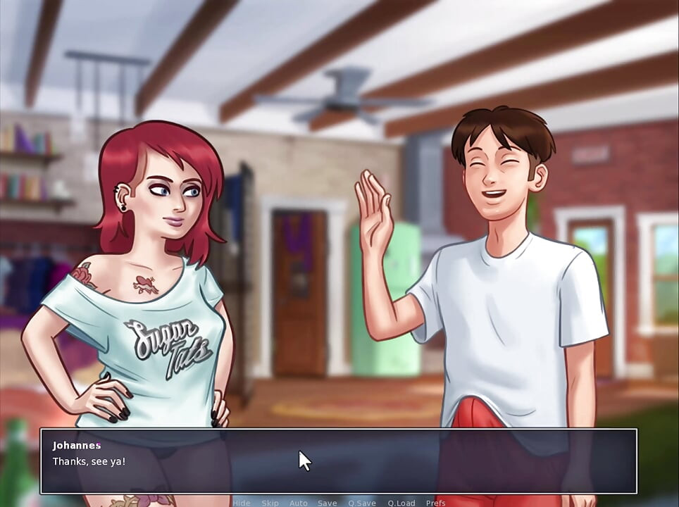 Summertime Saga: Ich habe Graces möpse und Eves heißen körper gesehen