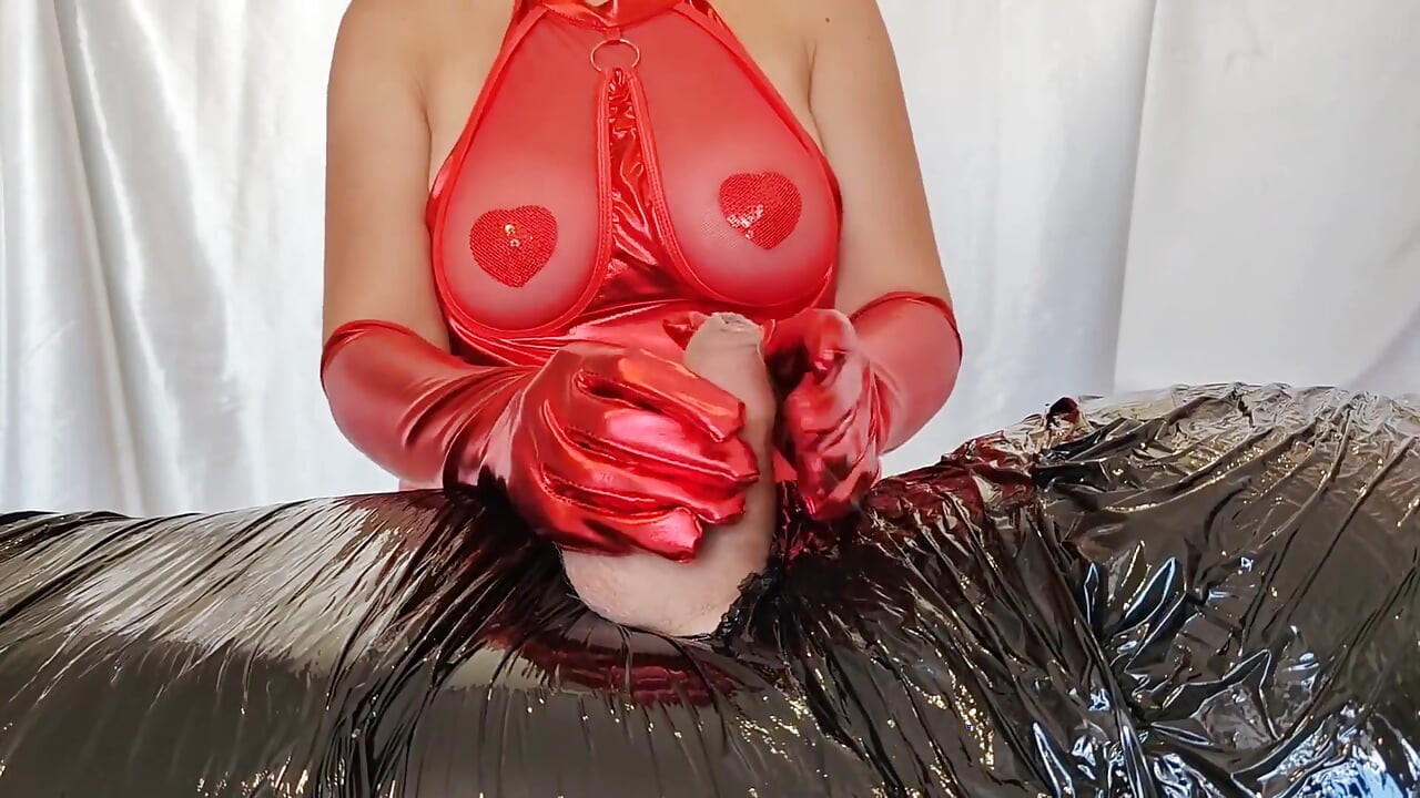 Mummified Again - Red Gloves & Double Ruined Orgasm