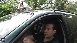 Naughty Mom Getting Anal and A Good Hard Fuck from Her Taxidriver
