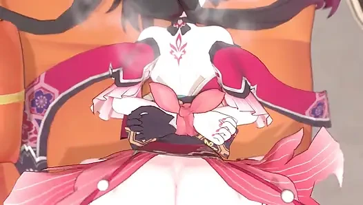 Honkai star rail - sparkle x caelus, leidenschaftlicher sex - hentai-animation 3d