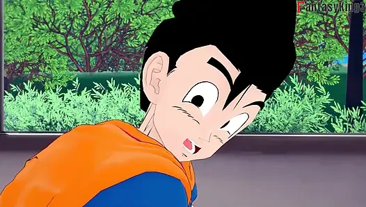 Android 18 соблазняет Гохан в университете - Dragon Ball Zex серия