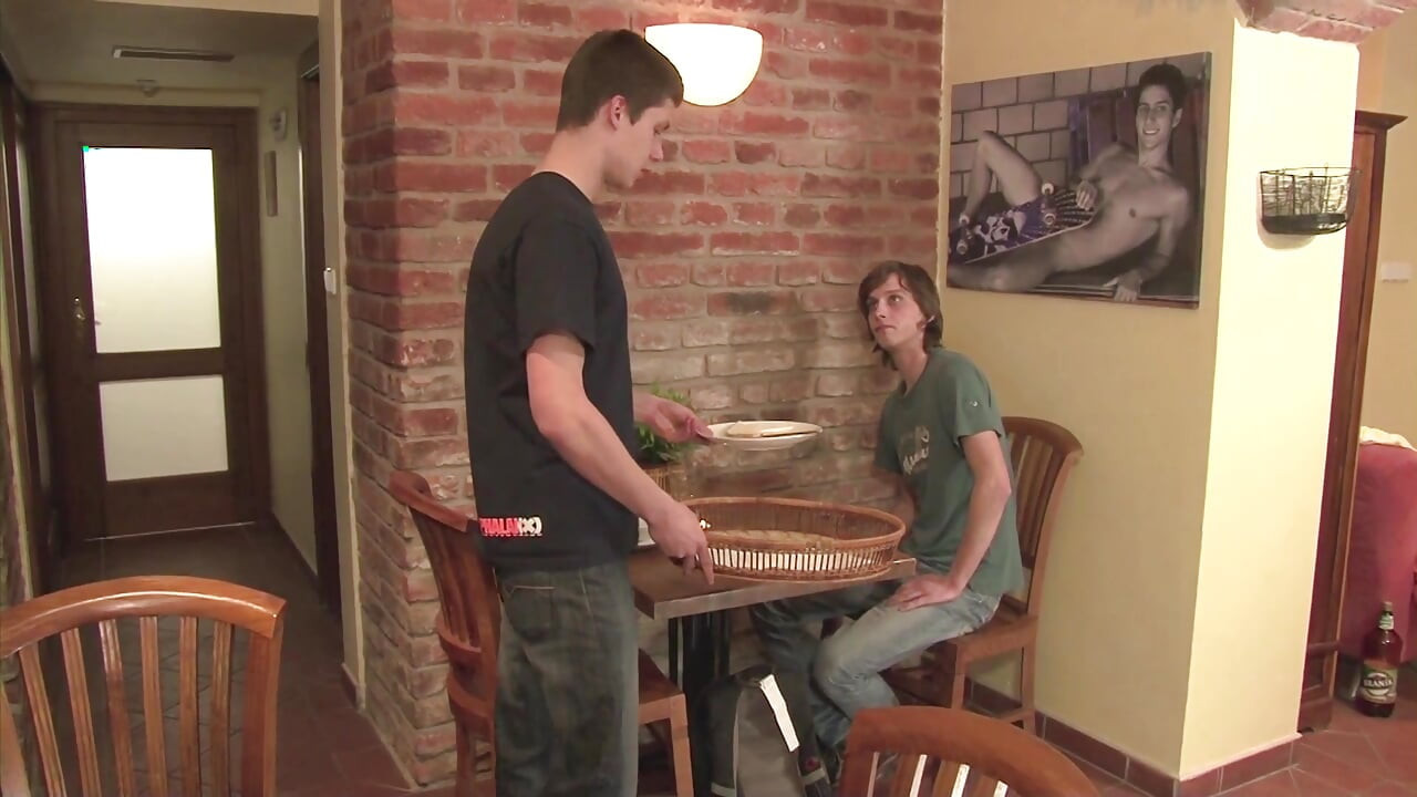 Very horny homosexual couple enjoys anally fucking
