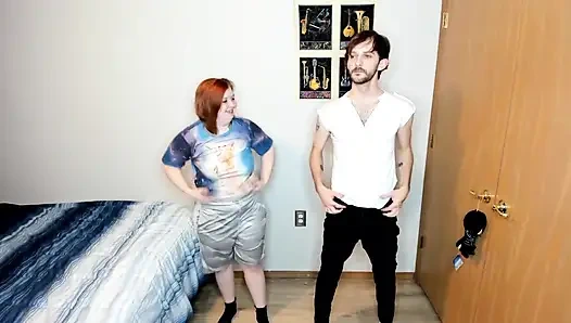 Größenvergleich und Bekleidungstausch