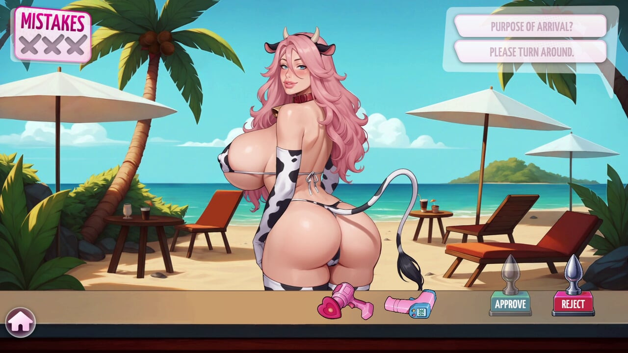 Happy Moo-Day : The Dairy Queen with Big Milk Jugs and Sarah Argo's Casual Blowjob (Cosplay Party Invitation)