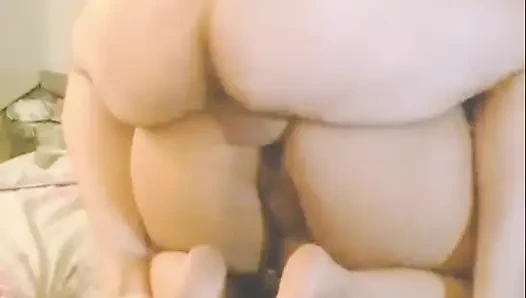 Horny Stepmom Rides her Stepson and it ends in Doggy Creampie