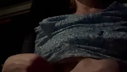 Tit flashing train striptease as I get ready for bed whilst on a 65 hour journey from L.A. to Chicago