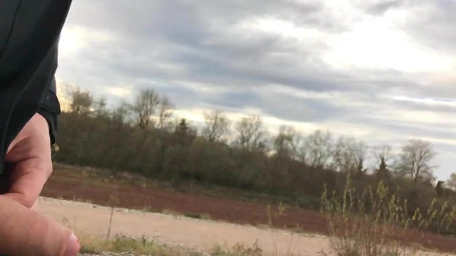 Public pissing next to the highway Pt. 2