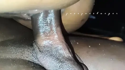 Riding on My Huge Monster Cock on the Bed