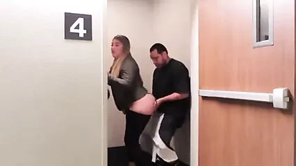 Latina with a big ass in leggings makes his dick rage