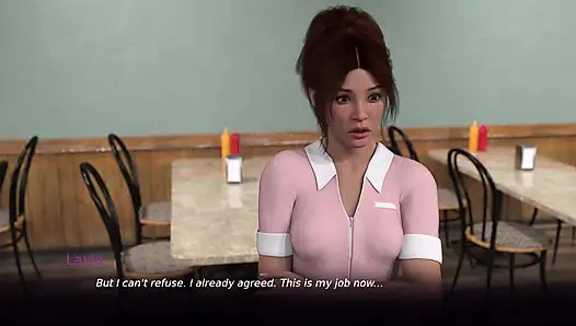 Masum Garson Edepsiz Bir Motorcu Tarafından ağzını Siktiriyor