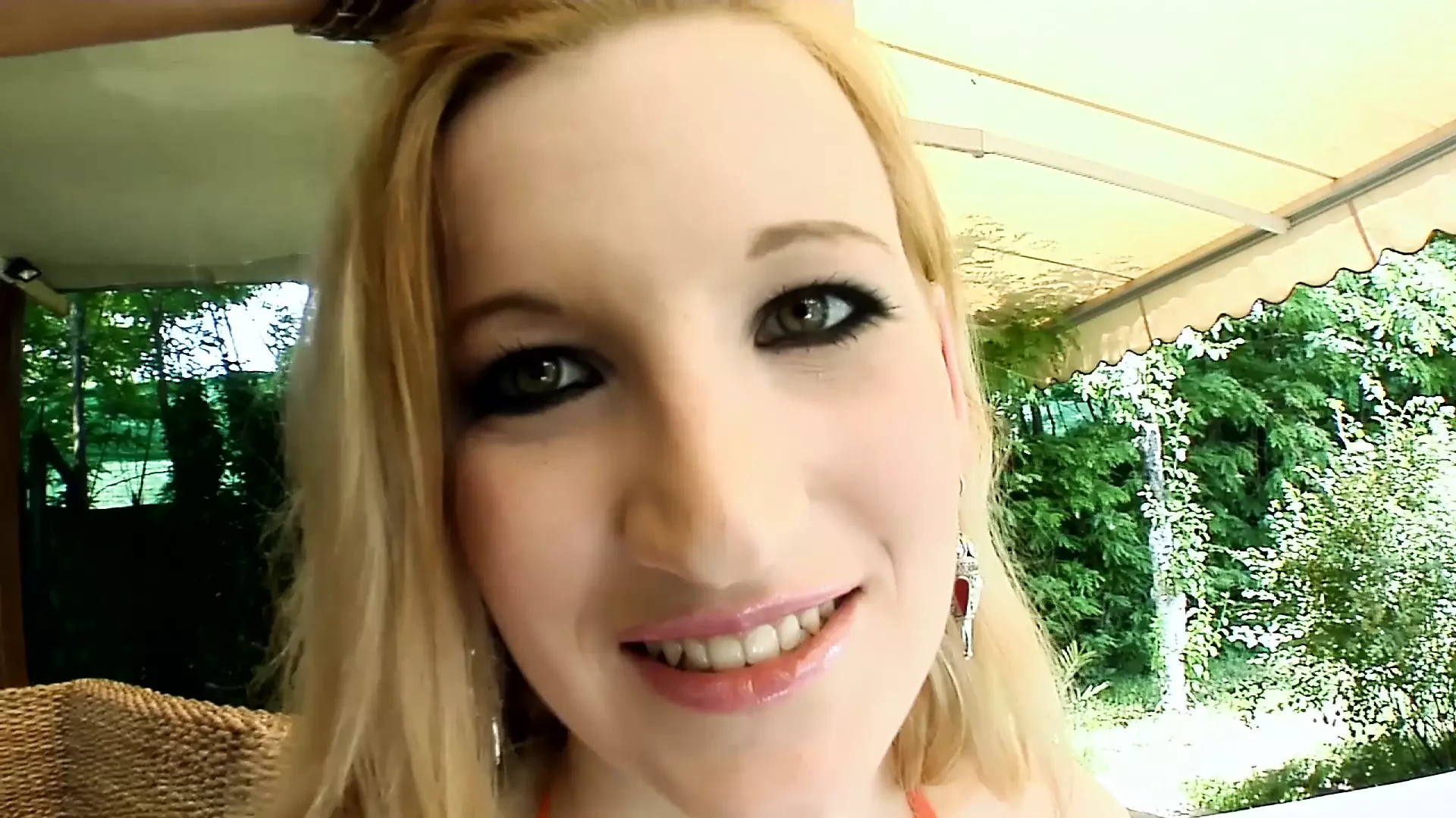 Lorena Euro Pussy Teen with Nick Lang all natural, small tits, big ass, blonde, horny wet long version, Stockings,Tease1