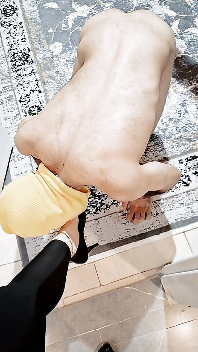 Intense Foot Domination  Broken Slave Worships My Shoes