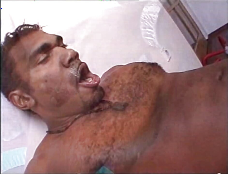 MILF with Big Nipples Fucked and Cummed on Face by Two Monster Black Cocks