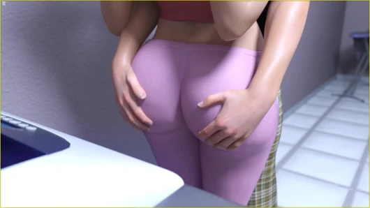 Massaging Japanese Stepmom Boobs While She Doing Laundry Dryhumping Her Big Ass