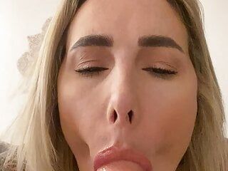 Watch me wank my dildo cock and tell you how to jerk it then imagine my tongue licking the end