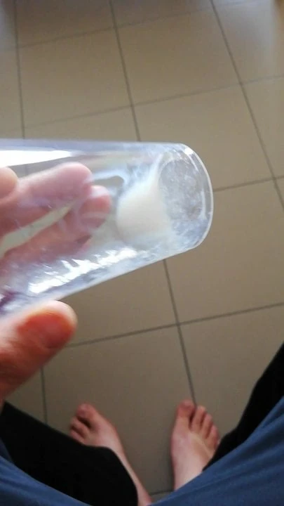 Milking my uncut cock