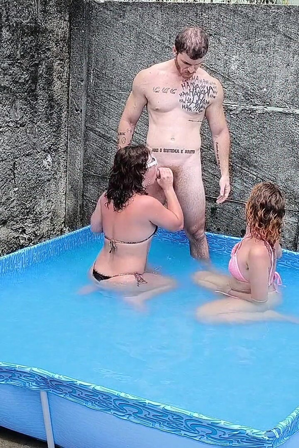 Pool Party with Naughty Stepsisters