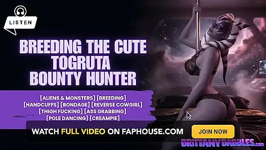 Membuahi Togruta Bounty Hunter yang imut