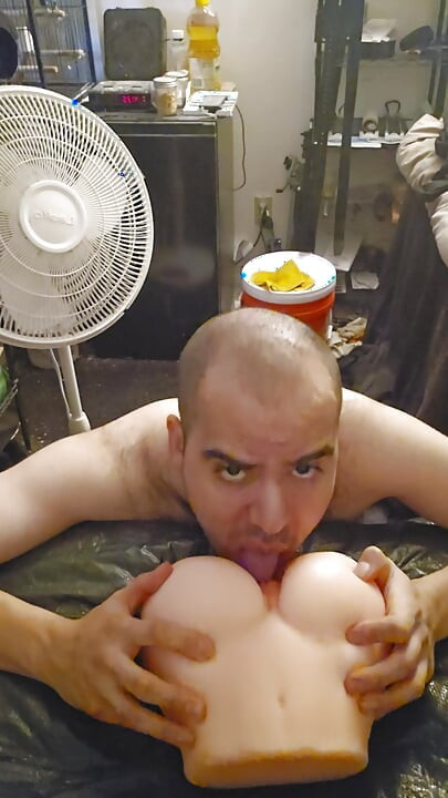 eating toy vagina