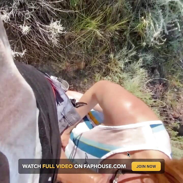 Asian Boy Swallows Load From Bwc in the Bushs While Hiking