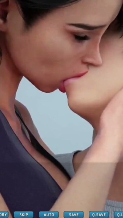 Sexy beauty kiss her crush and make him cum - gameplay | Clip 1
