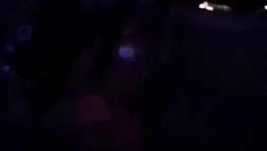 Guy fucking stripper in strip club