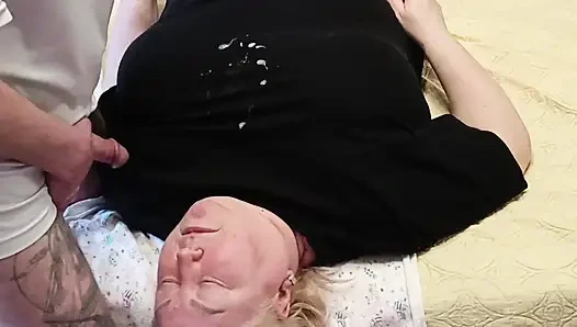 jerking off my dick to cum on my neighbor