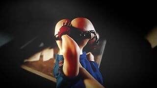 Cammy a des ennuis avec la police, sexe en POV - Street Fighter, parodie du court-clip