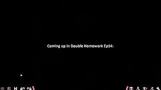 Double Homework Ep13 - Part 85 - Double Fun By MissKitty2K