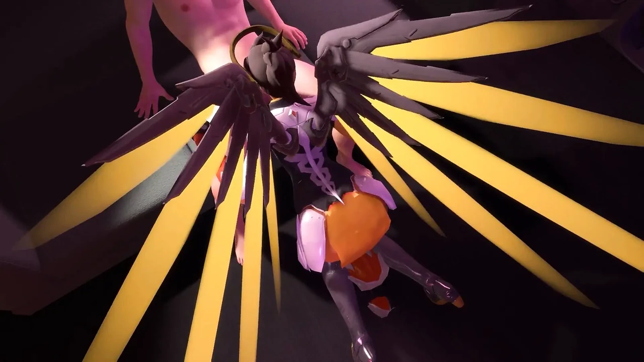Mercy Sucks Dick on Her Knees in POV Overwatch Parody