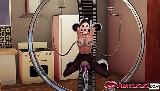 Nishimura miki si cewek seksi dengan toket besar lagi asik muasin memeknya pakai hentai 3d sampai muncrat