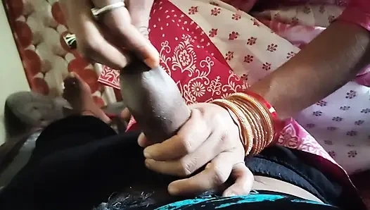 Wife & husband hardcore sex by slapping tits