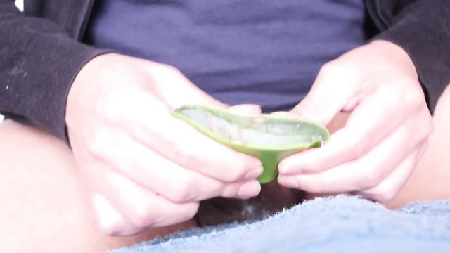 jerking of with aloe