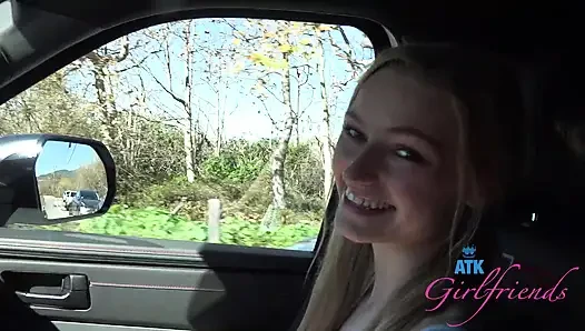 POV McKenzie Mae: Beach Date Public Pee, Car Pussy Rub & Tease Blowjob