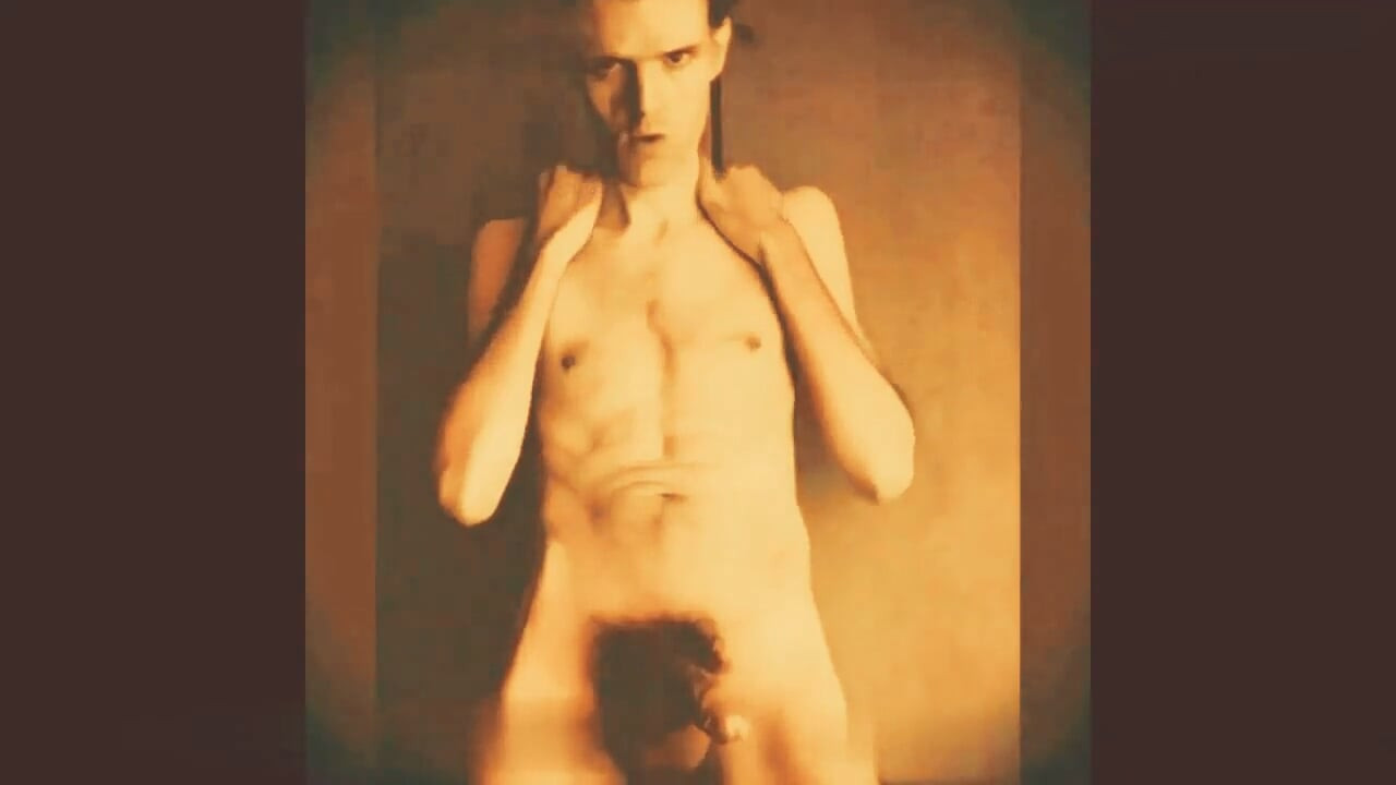 British Freddie Sunfields in Light Orange Hard Cock