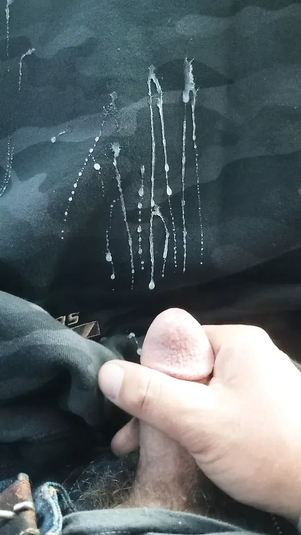 Masturbation in work truck