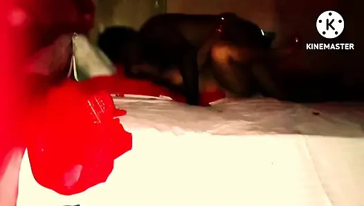 Mallu-mädchen feiert Karwachouth mit tamilischem jungen teil 2