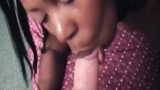 Mature MILF Sloppily Sucks Thick Cock Deep