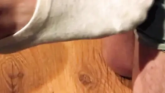 Meine socken gegen seine eier