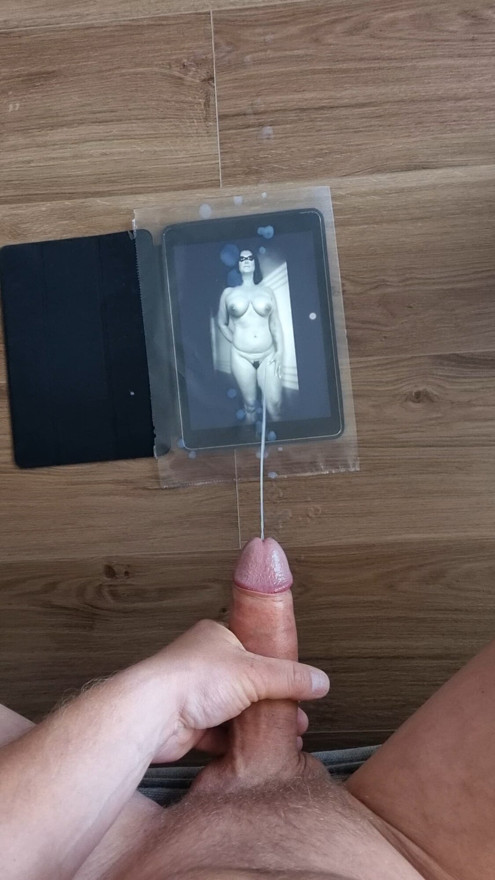 Tribute with huge cumshot from a user - what a massive load oder my body